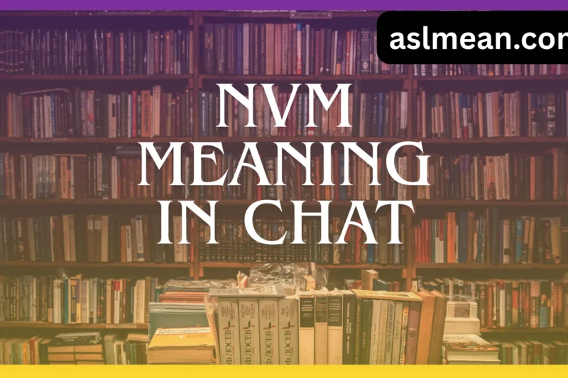 The Real Meaning of NVM in Chat Conversations (2025 Guide)