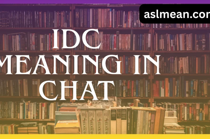 What Does IDC Mean in Chat? Complete Guide to This Popular Slang (2026)