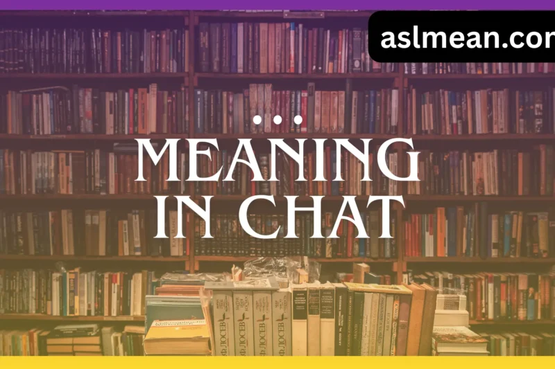 … Meaning in Chat: What This Symbol Really Means in Online Conversations