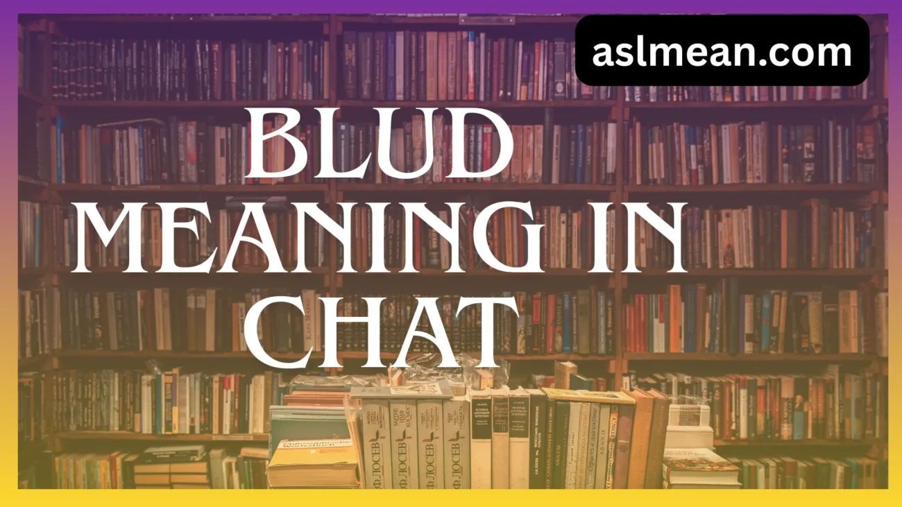 blud meaning in chat