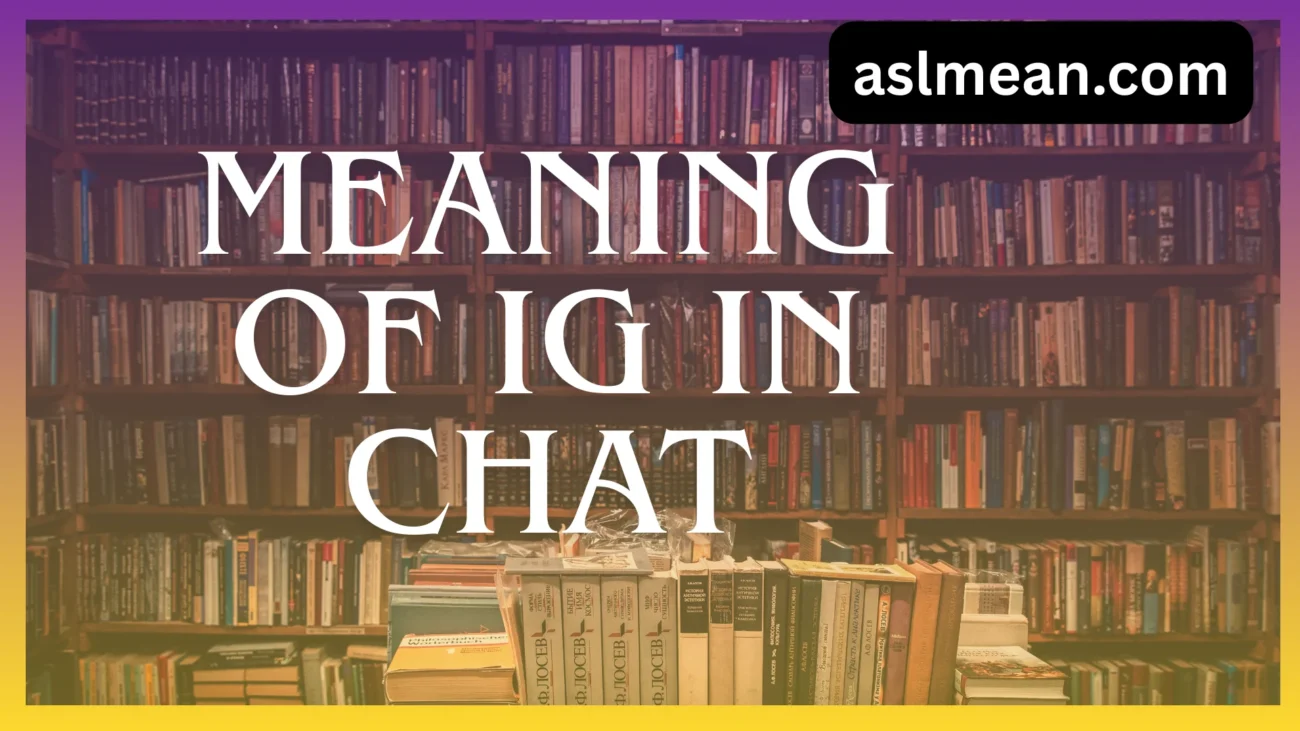 meaning of ig in chat