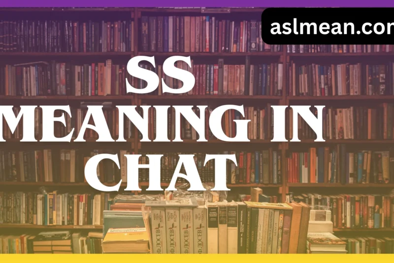 SS Meaning in Chat: Complete Guide to What It Really Means