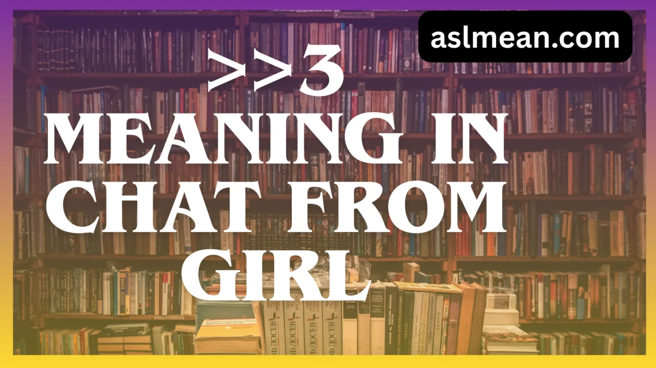 >>3 meaning in chat from girl