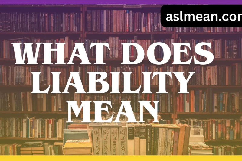 WHAT DOES LIABILITY MEAN? (FULL, SIMPLE EXPLANATION)