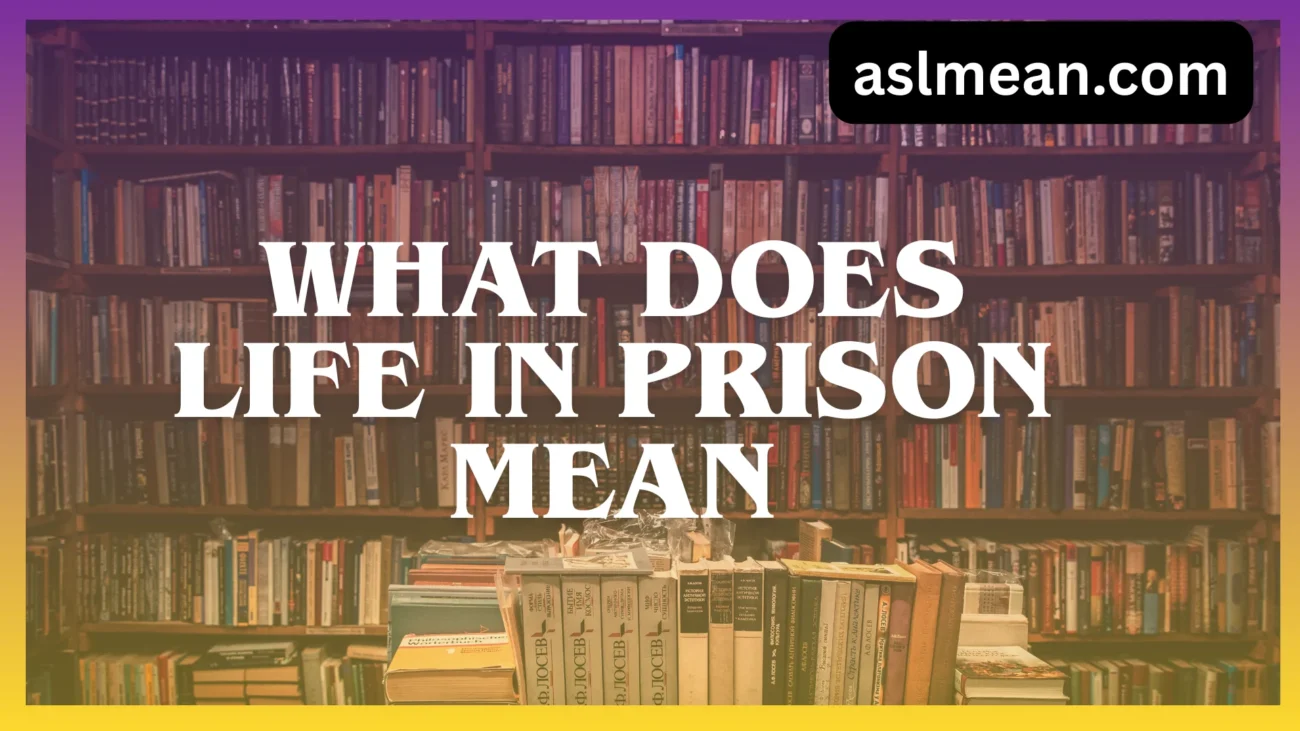 what does life in prison mean
