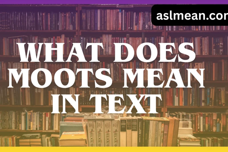 What Does Moots Mean in Text? A Clear, Human Explanation 📱