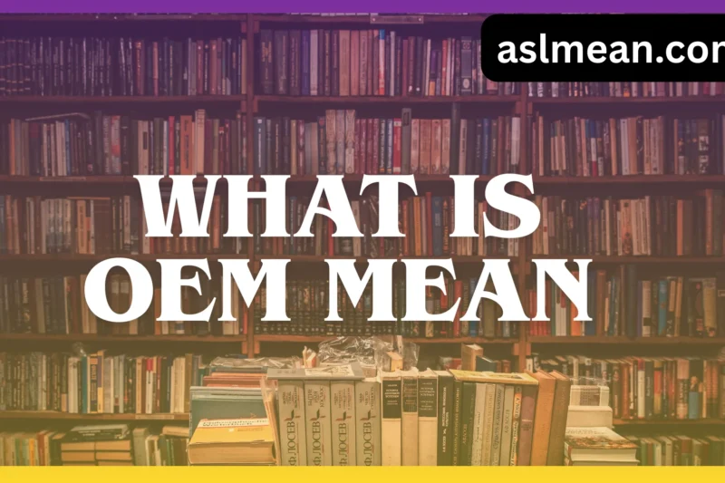 What Is OEM Mean? Simple Definition, Examples, and Real-Life Uses