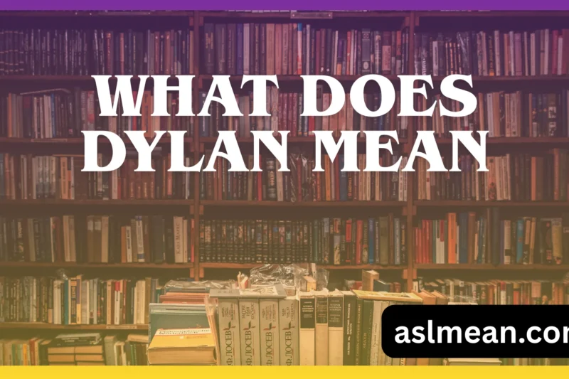 What Does Dylan Mean? The True Meaning, Origin, Personality, and Real-Life Use Explained