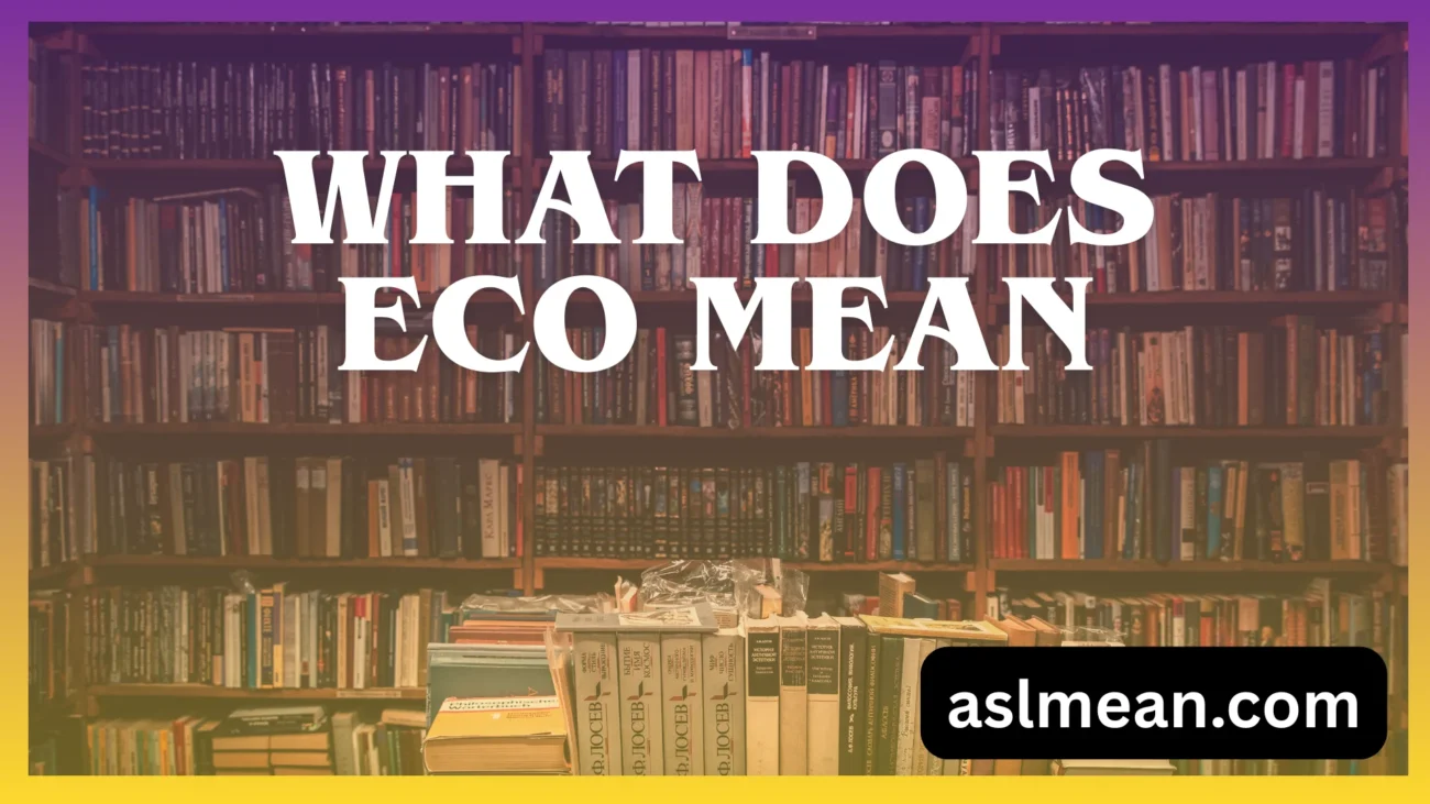 what does eco mean